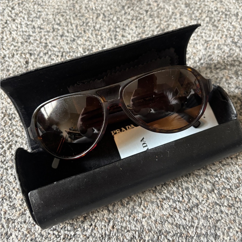 Vintage Prada Tortoise Shell Sunglasses (2002)